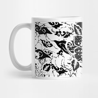 Batik Paisley with Dark Mega Mendung Mug